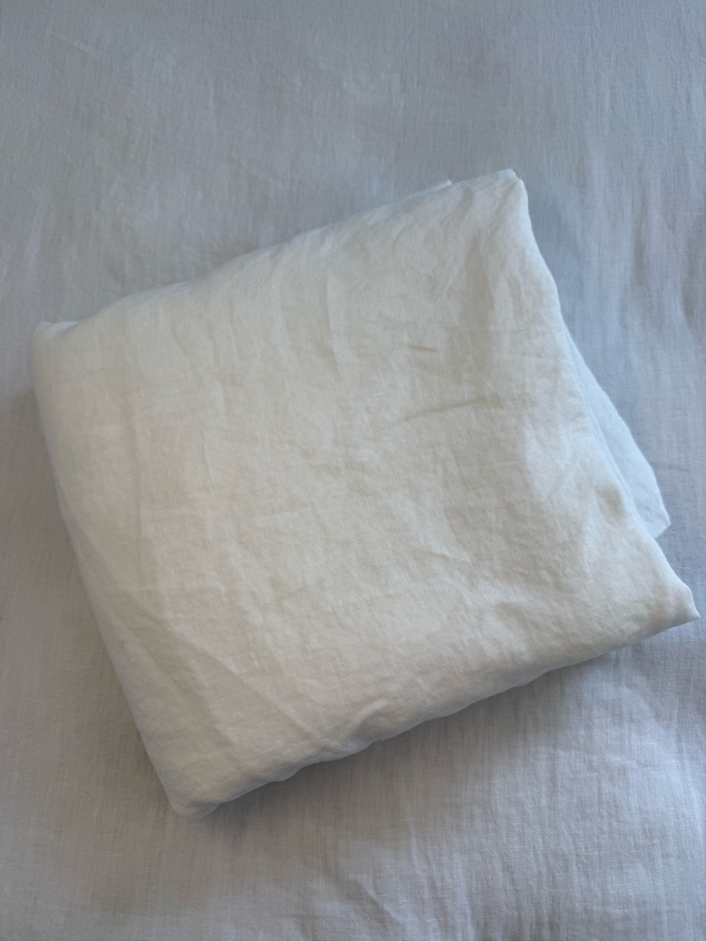 West Elm European Flax Linen Flat Sheet Queen